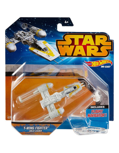 Vehículo Y-Wing Star Wars Hot Wheels 15.88 cm Metal