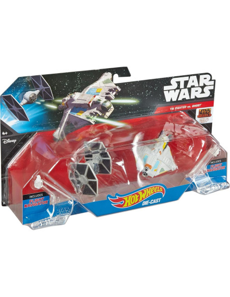 Hot Wheels Star Wars Ghost y Tie Fighter - Paquete 2 Naves