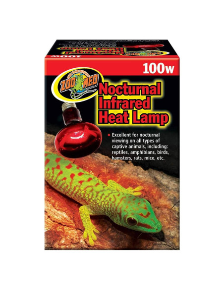 Lámpara de Calor Infrarroja Zoo Med 100W para Reptiles