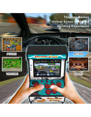 Máquina de Arcade Mini Golden Security 156 Juegos Portátil