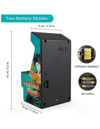 Máquina de Arcade Mini Golden Security 156 Juegos Portátil