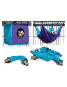 Kit de Accesorios Ferret Nation 3 MidWest para Hurones