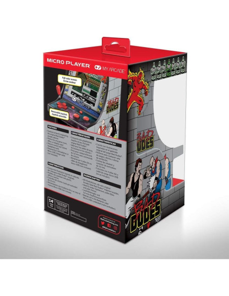 Mi Arcade Bad Dudes - Mini Máquina Arcade 17.15 cm