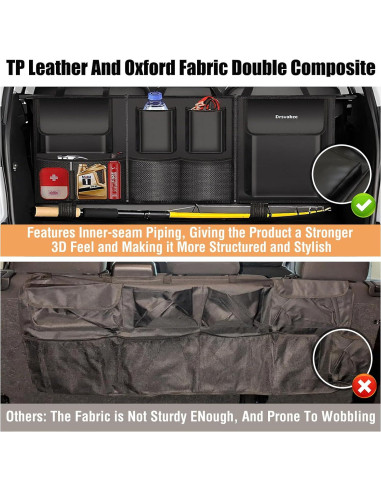 Organizador de Maletero Desmontable Drsvabze 3 Zonas Impermeable