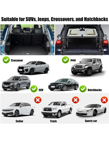 Organizador de Maletero Desmontable Drsvabze 3 Zonas Impermeable