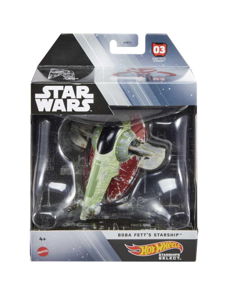 Hot Wheels Star Wars Boba Fett Nave Coleccionable 13.3 cm