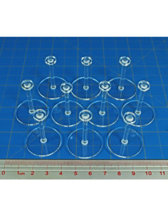 LITKO Soportes de Vuelo Circulares 27mm - Paquete de 10 2