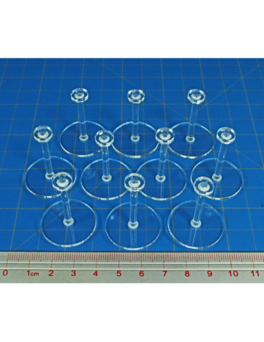 LITKO Soportes de Vuelo Circulares 27mm - Paquete de 10