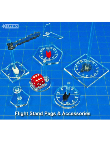 LITKO Soportes de Vuelo Circulares 27mm - Paquete de 10