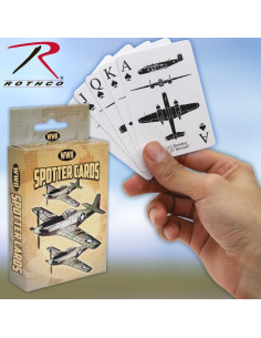 Cartas de Juego Rothco WWII para Observador - 9g 2