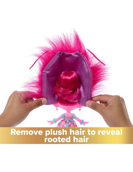 Muñeca de Moda Hairsational Reveals Reina Poppy Mattel 15 Accesorios