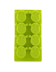 Bandeja de Hielo de Silicona Shrek - Molde Reutilizable 8 Cubos
