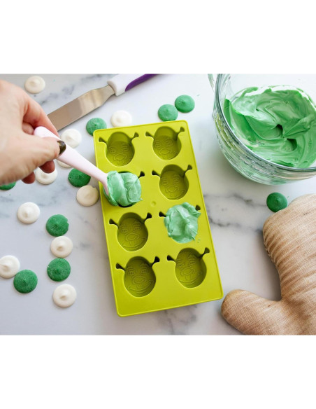 Bandeja de Hielo de Silicona Shrek - Molde Reutilizable 8 Cubos