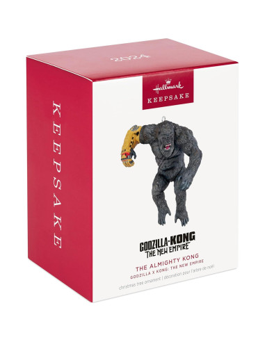 Adorno Navideño Hallmark 2024 Godzilla x Kong El Todopoderoso Kong