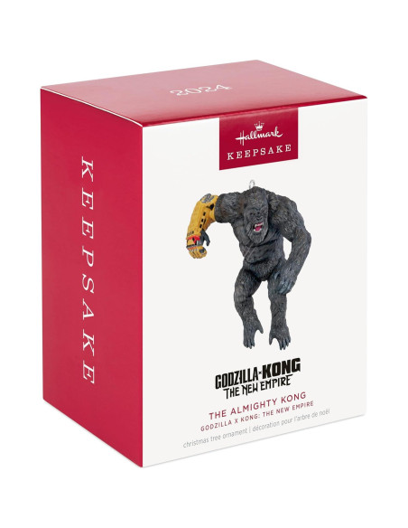 Adorno Navideño Hallmark 2024 Godzilla x Kong El Todopoderoso Kong
