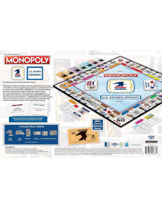 Monopoly Edición Sellos de EE. UU. USAOPOLY - Juego Clásico 2