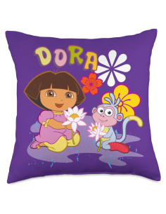 Cojín Decorativo Floral Dora la Exploradora 45x45 cm