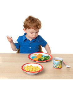Juego de Comida Octonautas 5 Piezas - Plato, Tazón, Vaso, Utensilios 2