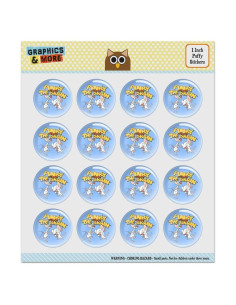 Stickers Puffy Pinky y Cerebro - 16 Stickers 3D 2.54 cm