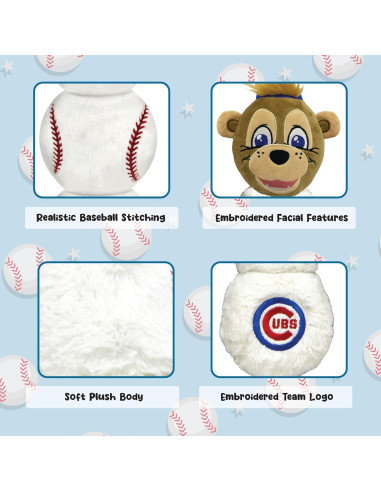 Juguete de Peluche para Perros Chicago Cubs Clark 36x8.25 cm