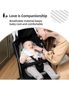 Funda para Asiento de Cochecito Innokids Gris 2 en 1 Reversible 2