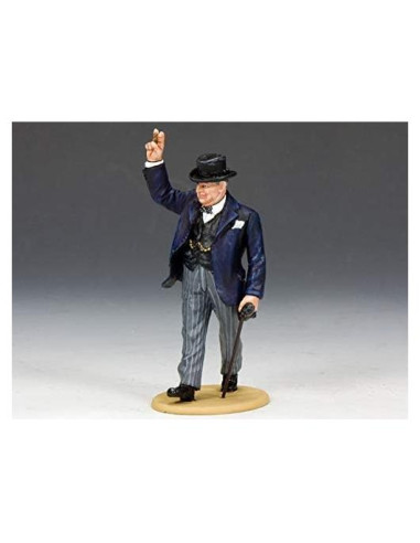 Figurita Pewter 1:30 King & Country RAF038 Churchill WWII