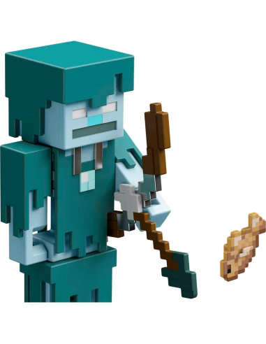 Figuras de Acción Minecraft Mattel 2 Pk, 8.26 cm, Oso Callejero y Polar