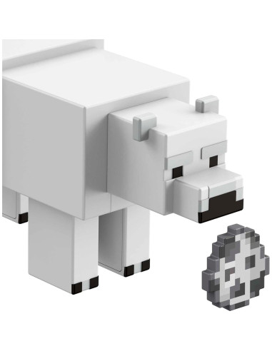Figuras de Acción Minecraft Mattel 2 Pk, 8.26 cm, Oso Callejero y Polar