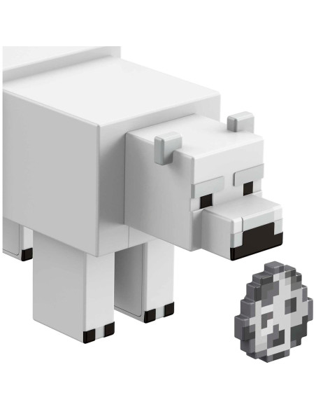 Figuras de Acción Minecraft Mattel 2 Pk, 8.26 cm, Oso Callejero y Polar