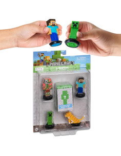 Paquete de 5 Sellos Coleccionables Minecraft P.M.I. - Personajes 2