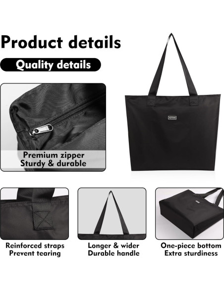 Bolsa de Compras Reutilizable AOTIAN 20L Resistente al Agua