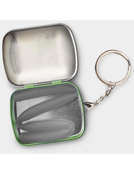 Pajitas de Silicona Reutilizables GoSili 20.32 cm Gris