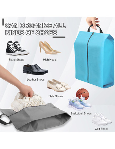 Bolsas de Zapatos Vivinin - 4 Piezas Portátiles Multifuncionales
