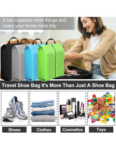 Bolsas de Zapatos Vivinin - 4 Piezas Portátiles Multifuncionales