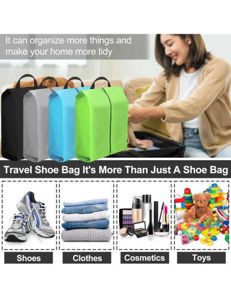 Bolsas de Zapatos Vivinin - 4 Piezas Portátiles Multifuncionales
