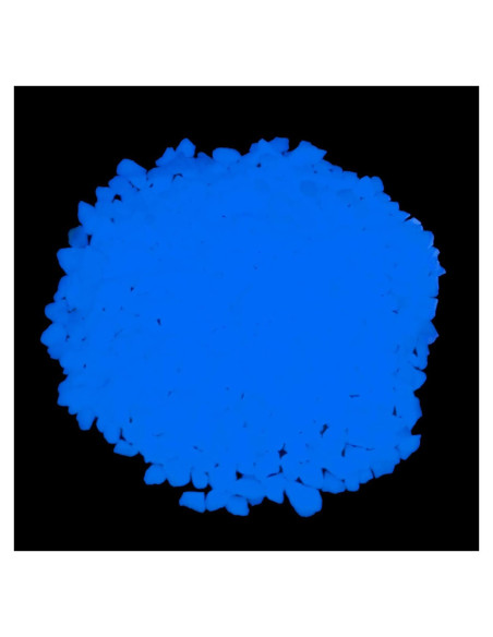 Piedras Brillantes Luminiscentes MLOLM 0.99kg Azul Cielo