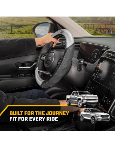 Cubierta de Volante CAT Gris HexSport 38.1 cm Estándar