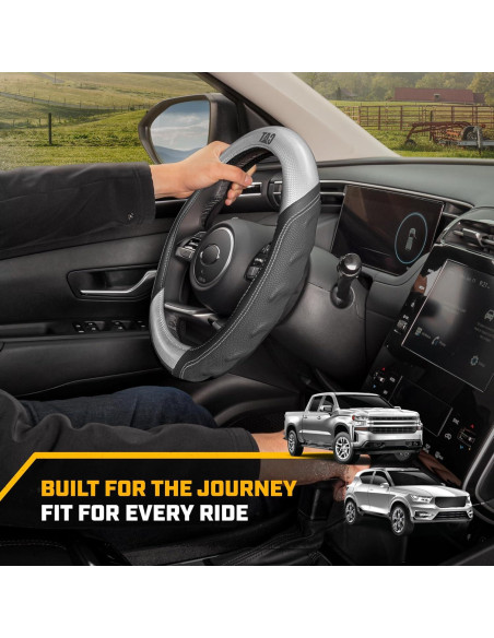 Cubierta de Volante CAT Gris HexSport 38.1 cm Estándar