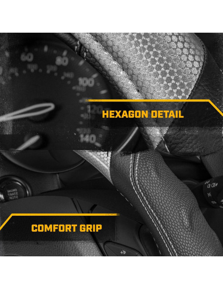 Cubierta de Volante CAT Gris HexSport 38.1 cm Estándar