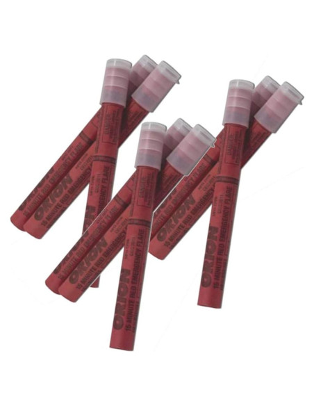 Flares de Seguridad Vial Orion - 3 Paquetes de Alta Visibilidad