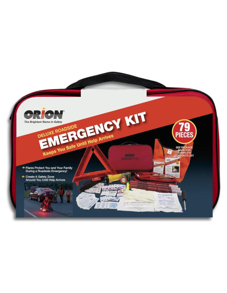 Kit de Emergencia en Carretera Deluxe Orion 8901 - 79 Piezas