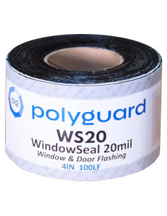 Cinta de Sellado Impermeable Polyguard 10.16cm x 30.48m