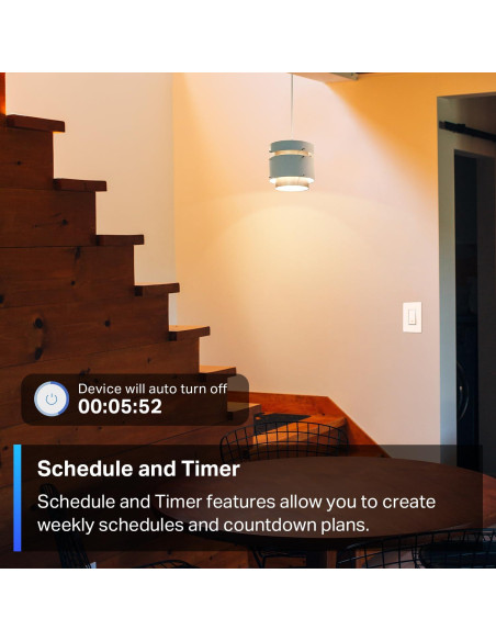 Interruptor de Luz Inteligente TP-Link Tapo S505 2-Pack | Control por Voz