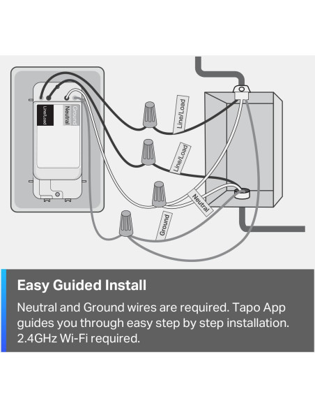 Interruptor de Luz Inteligente TP-Link Tapo S505 2-Pack | Control por Voz
