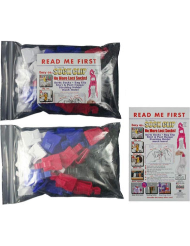 Clip para Calcetines RICHCO, 32 Piezas, Hecho en EE. UU.