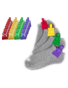 Clip de Calcetines RICHCO Original - Paquete de 32 Colores