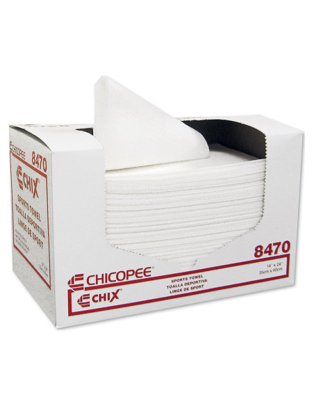 Toalla Deportiva Chicopee 8470 35x61 cm Blanca 6 Paquetes