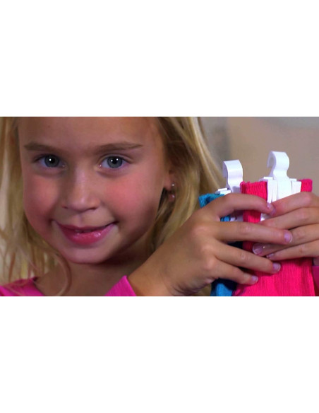 Clip para Calcetines RICHCO, 32 Piezas, Negro, Hecho en EE.UU.