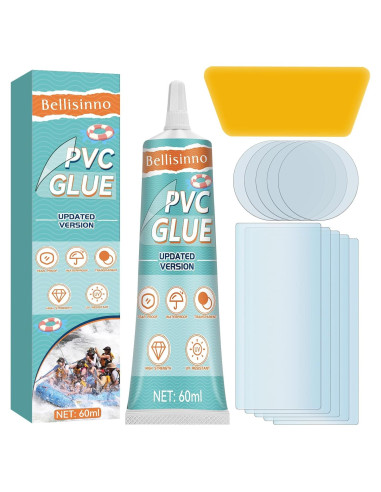 Kit de Parche para Colchón Inflable Bellisinno 60ml PVC Impermeable