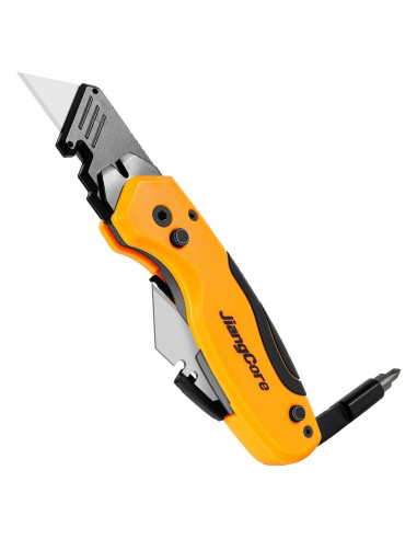 Cuchillo Utility Plegable JiangCore SK5 con 3 Cuchillas